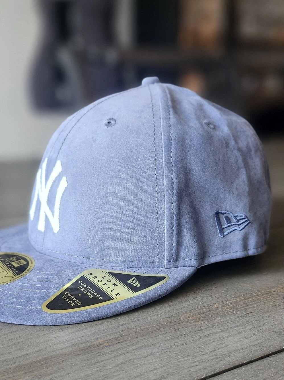 AIME LEON DORE RARE New Era Powder Blue New York Yankees Cap PEACHSKIN